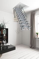 Attic ladder Aci Alluminium Base Fantozziscale