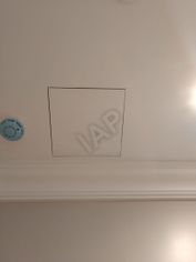Paintable hatches Premium Light for installation in ceiling, 2 doors