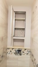 Paintable hatches Premium Light for installation in wall, 2 doors