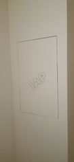 Paintable hatches Premium Light for installation in wall