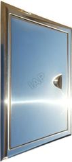 Access panel From stainless steel with handle glossy