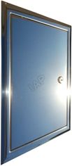 Access panel From stainless steel glossy with lock