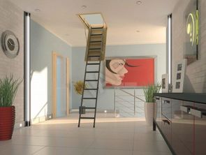 Attic ladder Fakro LMS Metall