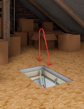 Additional elements for FAKRO ladders Metal handrail LXH-A  Additional elements for FAKRO ladders Metal handrail LXH-A