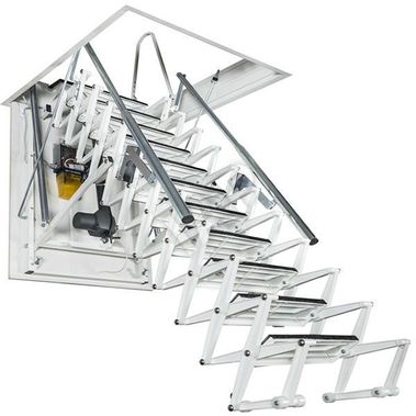 Attic ladder Aci Alluminio Fantozziscale Motorizzata Premium 700*1200*3060-3250