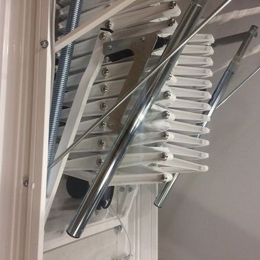 Attic ladder Aci Alluminio Fantozziscale Motorizzata Premium 700*1200*3060-3250