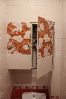 Hatch under tiles Push Sekret-Light, 1 leaf