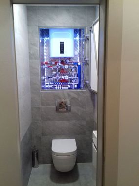 Hatch under tiles Push Zhelezyaka 2 doors 1150*450