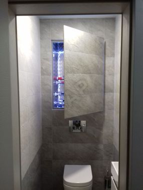 Hatch under tiles Push Zhelezyaka 2 doors 1150*450