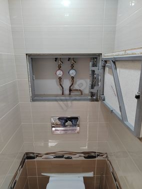 Hatch under tiles Push Zhelezyaka 2 doors 1150*450