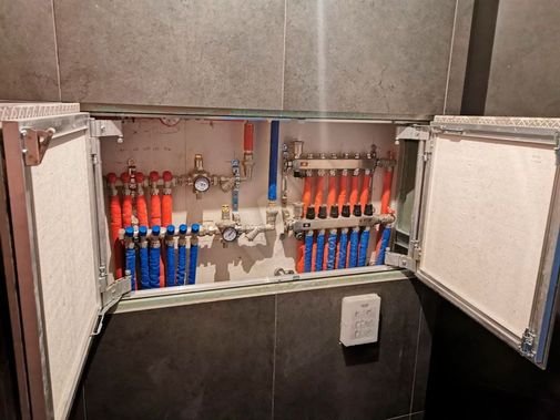 Hatch under tiles Sekret 3.0, 2 doors 850*300