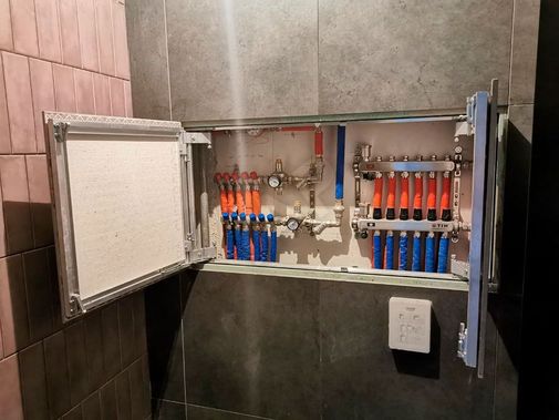Hatch under tiles Sekret 3.0, 2 doors 850*300