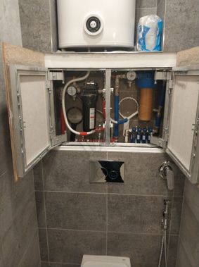 Hatch under tiles Sekret 3.0, 2 doors 850*300