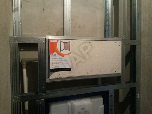 Hatch under tiles Push Sekret-Light, 1 leaf