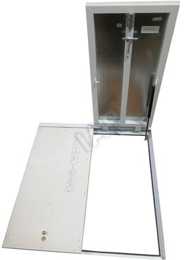 Floor hatch Self-lifting invisible hatches box, 2 doors