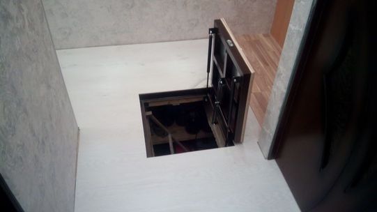 Floor hatch Self-lifting invisible hatches , box 800*750