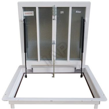 Floor hatch Self-lifting invisible hatch, corner 950*1850