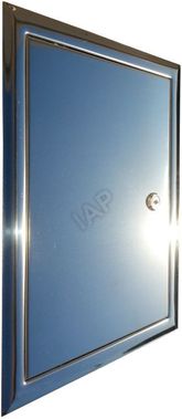 Access panel From stainless steel glossy with lock