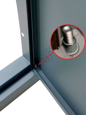 Access panel Elite reinforced 1 mm with lock 600*600