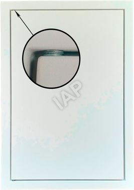 Access panel Elite reinforced 1 mm push 2 doors 600*600