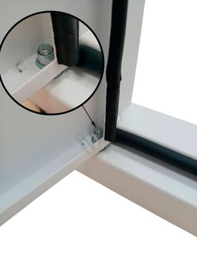 Access panel Elite reinforced 1 mm push 2 doors 600*600