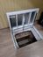 Floor hatch Self-lifting invisible hatch, corner 950*1850