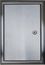 Access panel from stainless steel matte with lock